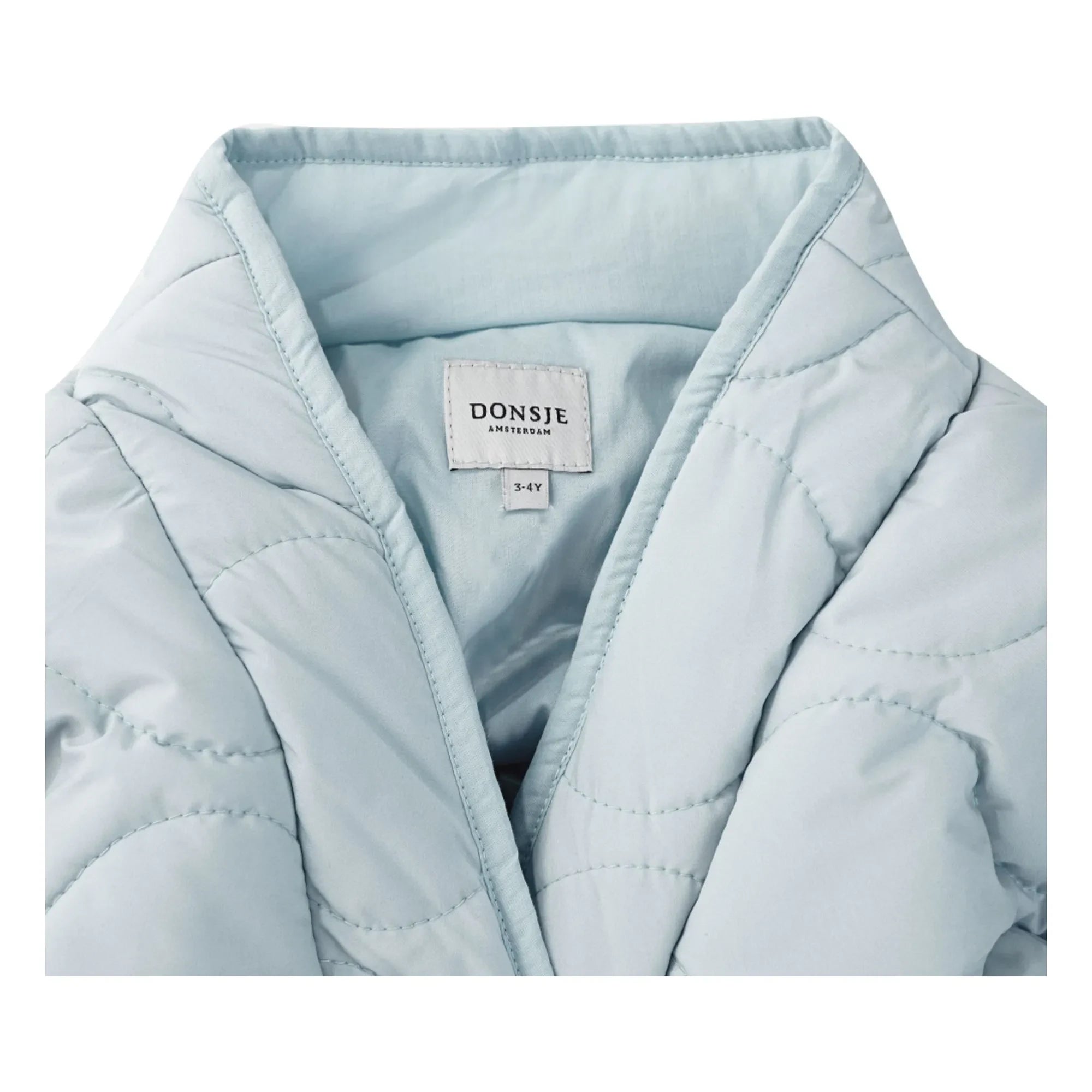 Donsje - Tessane Quilted Coat | Light Blue