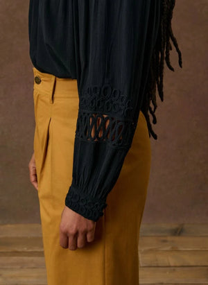 Louise Misha - Riya Blouse | Black