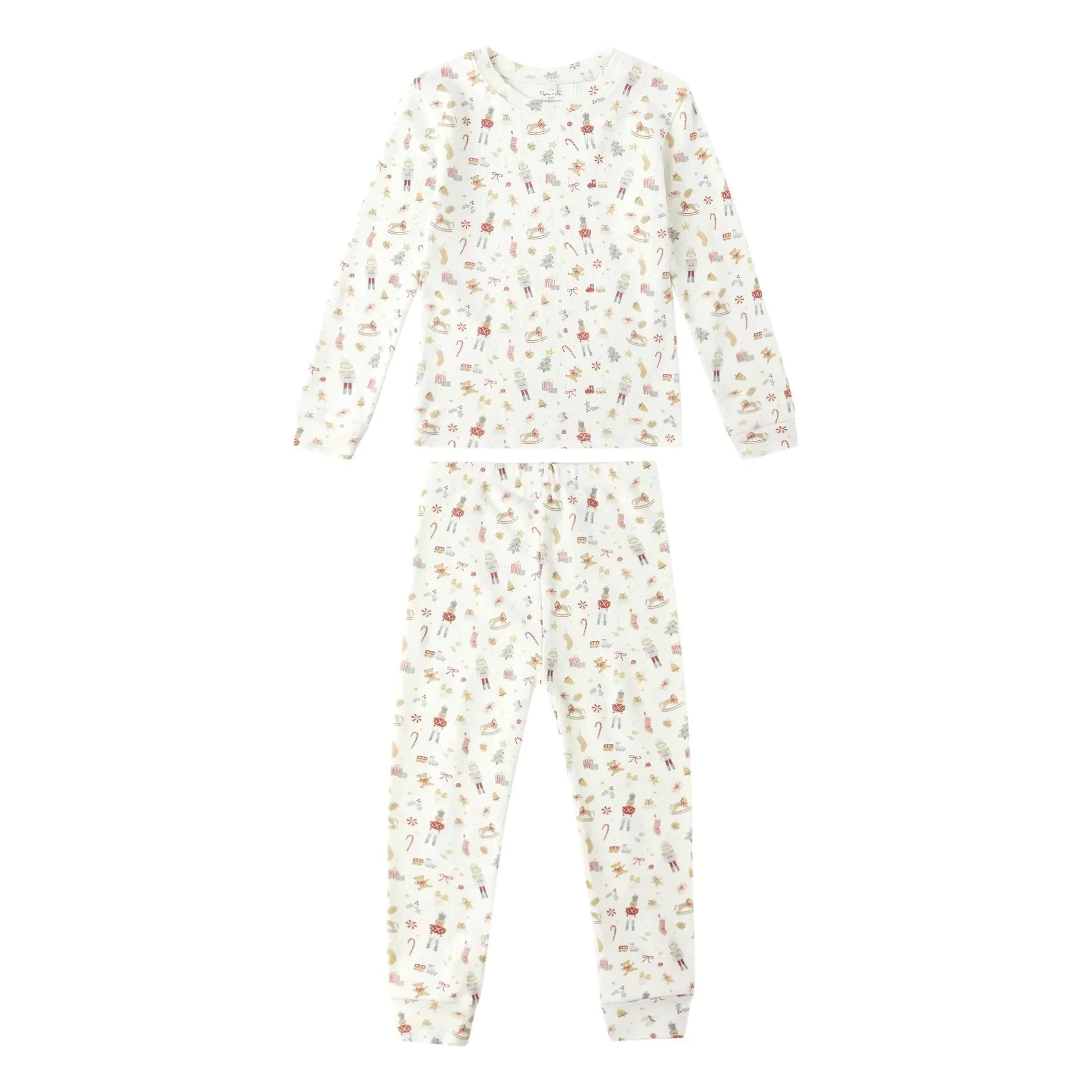 Rylee + Cru - Festliches Schlafanzug-Set aus Bio-Baumwolle | Ivory