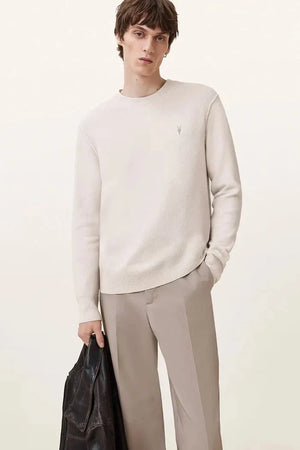 AllSaints erkek yün karışımlı kazak