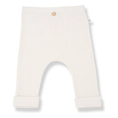 1+ in the family - Marcel Ribbed Leggings | Ecru