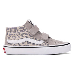 Vans - Scratch Sneakers SK8-Mid Leopard Glitter | Açık gri