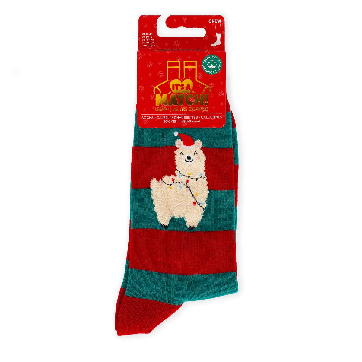 Legami - Noel Çoraplar Llama Size 41-47 - Tam Bir Uyum!
