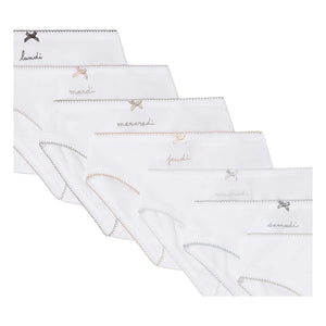 Bonpoint - 7er-Slip-Set | Weiß