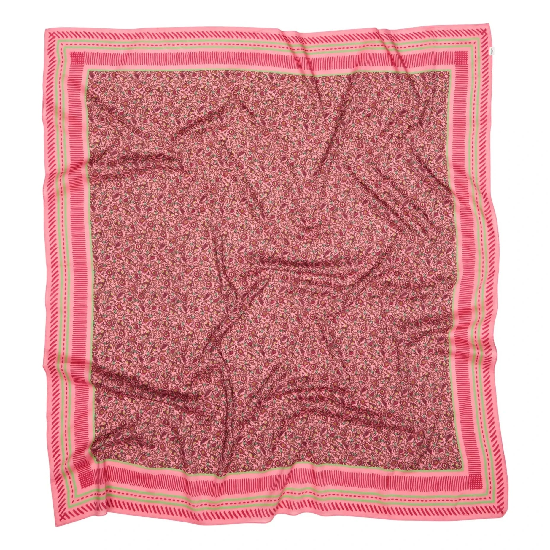 Becksöndergaard - Asfloria Schal aus Seide und Baumwolle | Rosa
