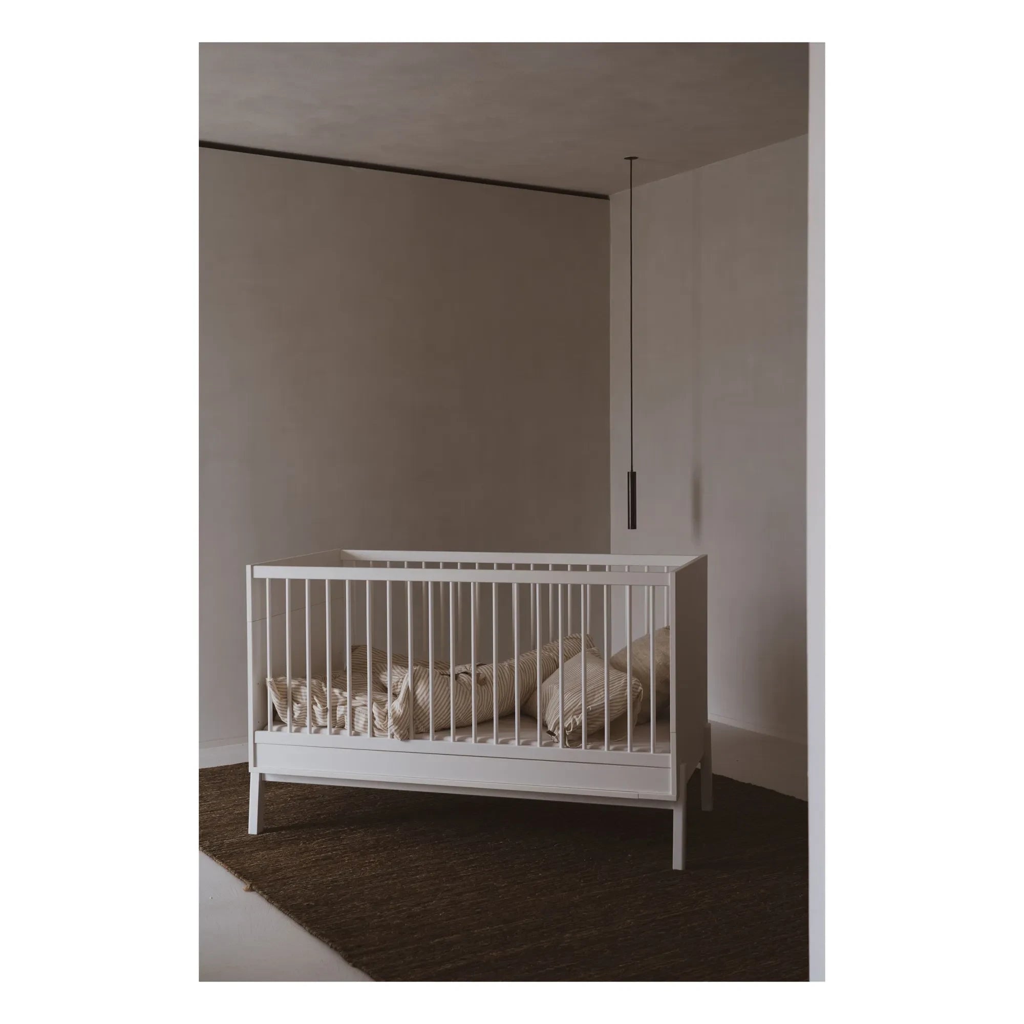 Quax - Ashi beşik yatağı 70x140 cm | Krem