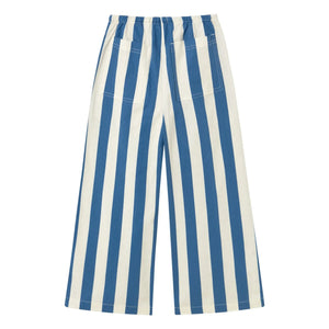 Tinycottons - Blaue Gestreifte Hose | Blau