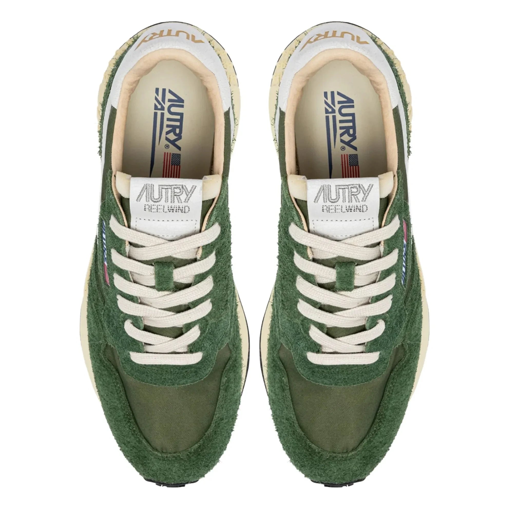 Autry - Reelwind Low Nylon Sneakers | Koyu yeşil