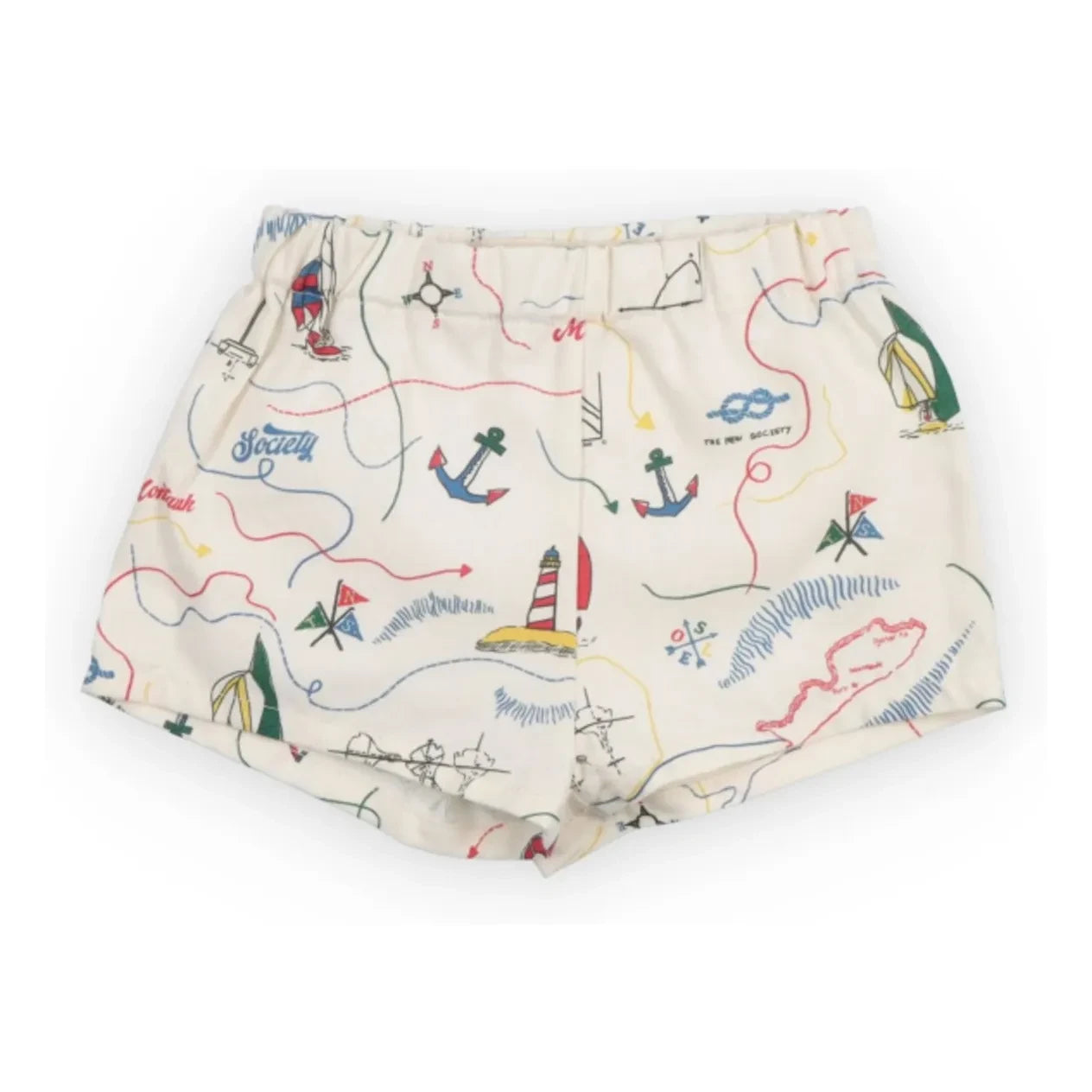 the new society - Short Carnation Bateau BCI Cotton Baby | Off-White