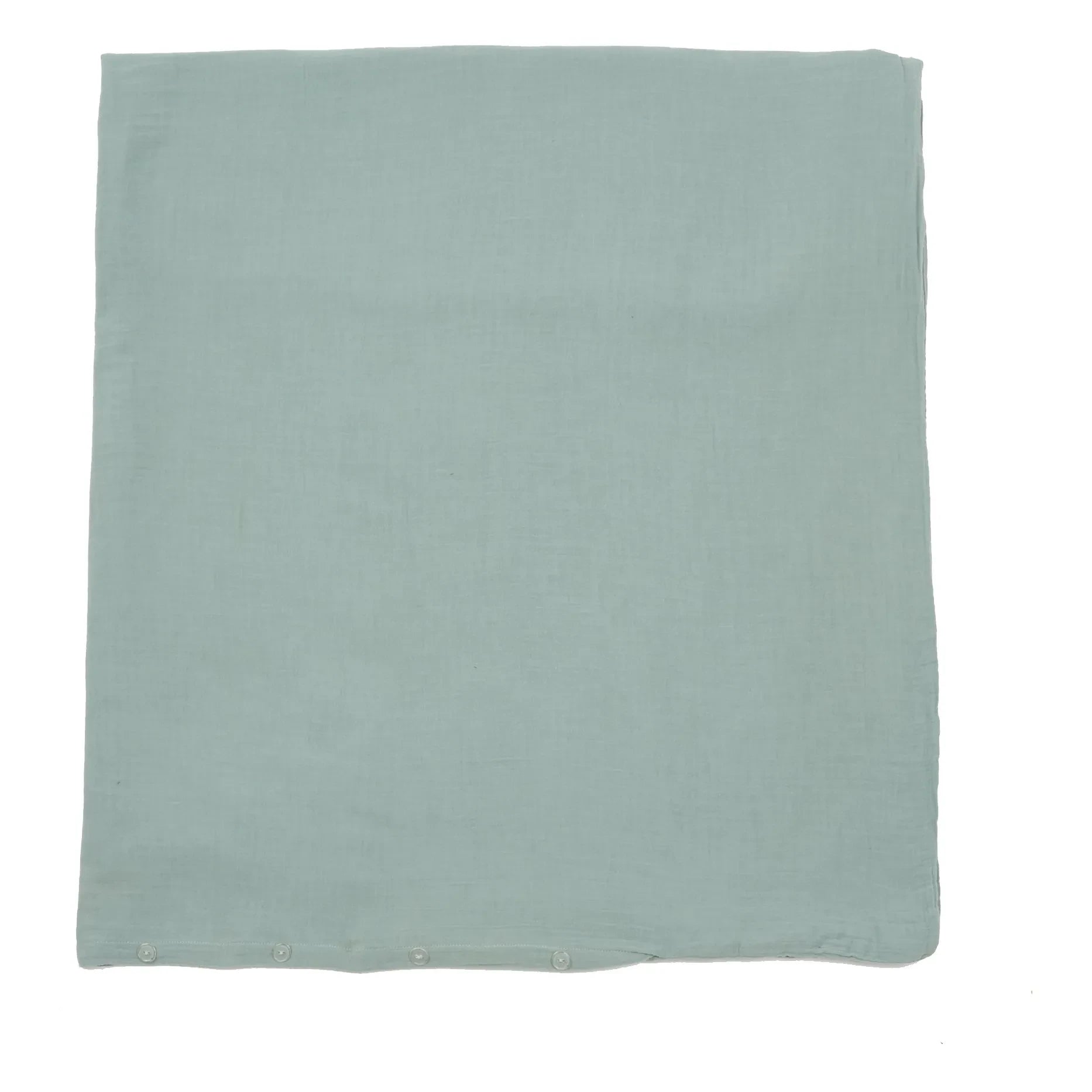 Haomy - Dili Baumwoll-Voile-Bettbezug | Celadon