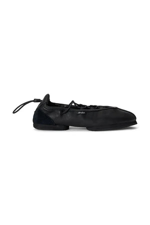 Polo Ralph Lauren Deri Balerin Babetler Ballerina Lace Up