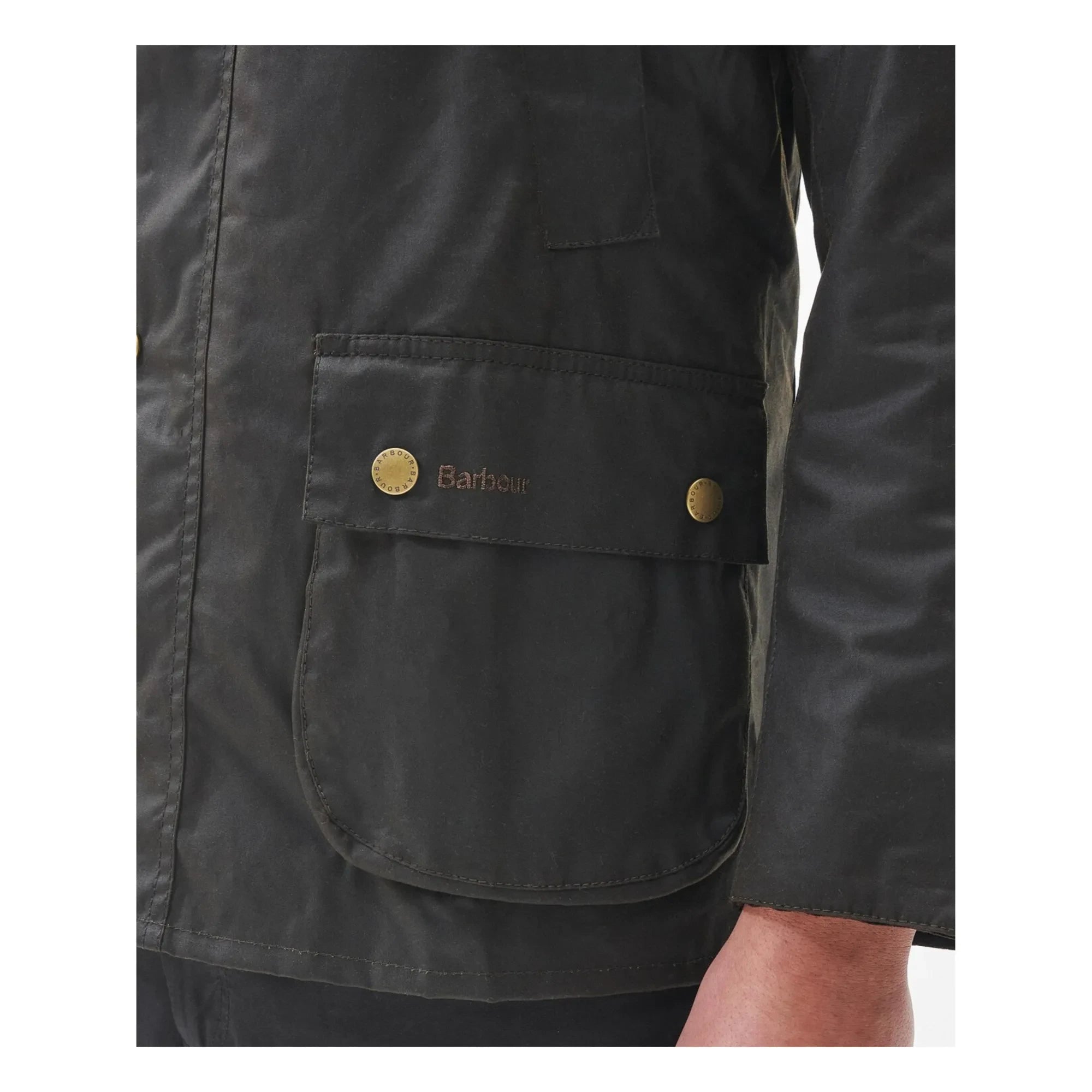Barbour - Ashby Wax Jacket | Olivgrün