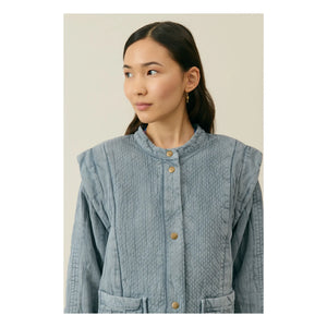 Louise Misha - Horicia Organic Cotton Jacket - Women's Collection | Gray