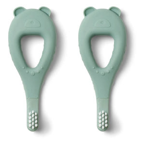 Liewood – Janelle Silikon-Babyzahnbürsten – 2er-Set | Peppermint