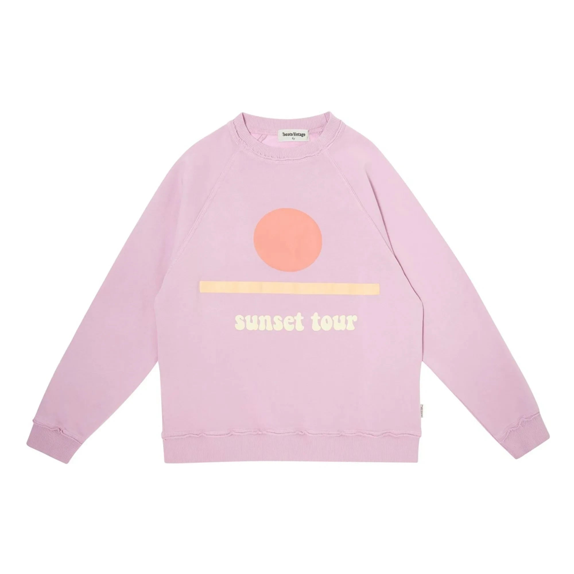 Tocoto Vintage - Günbatımı sweatshirt | Leylak