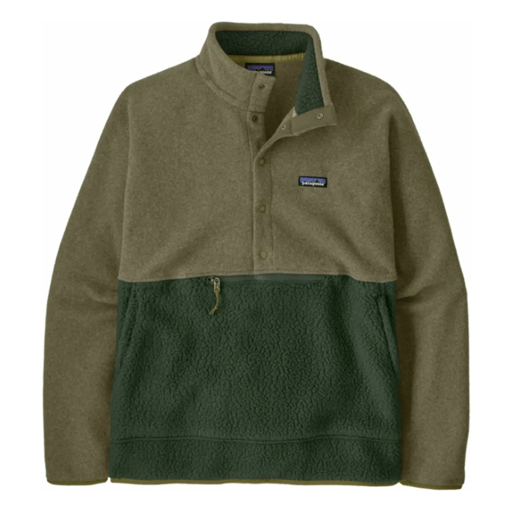 Patagonia - Retro Fleece Polar Half Zipper Recycled Fiber | Khaki