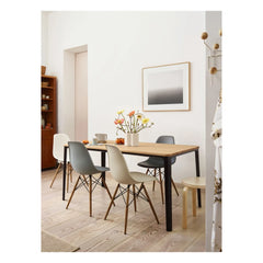 Vitra - DSW Plastic Chair - Maple Base - Charles & Ray Eames | Light Gray