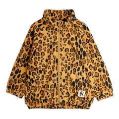 Mini Rodini - Geri Dönüştürülmüş Polyester Leopar Desenli Ceket | Bej