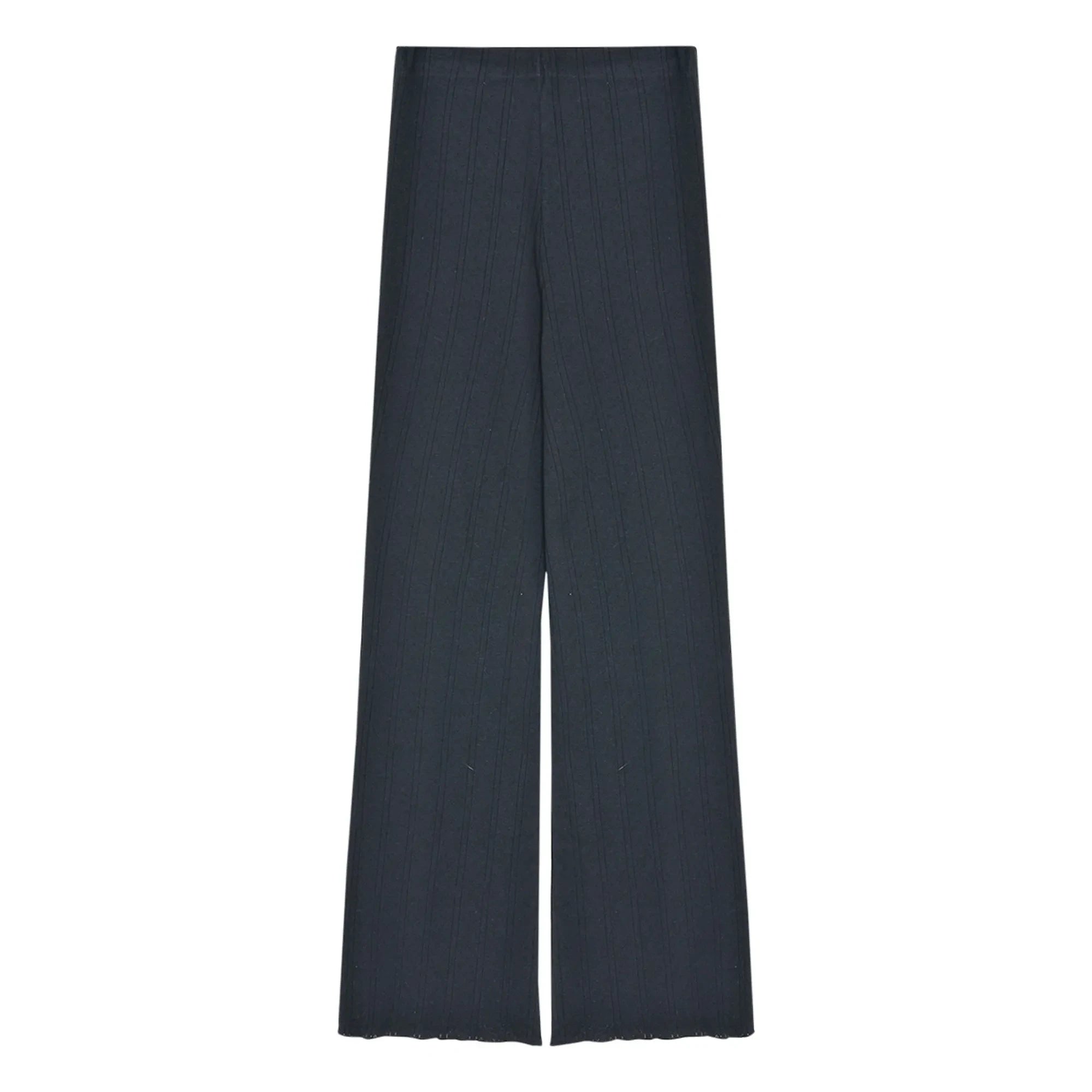 the new society - Romero Cotton Pants | Black