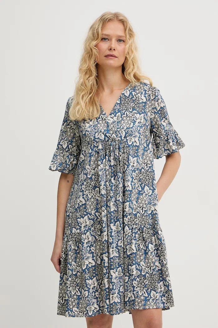 Pamuklu elbise Weekend Max Mara FUOCO