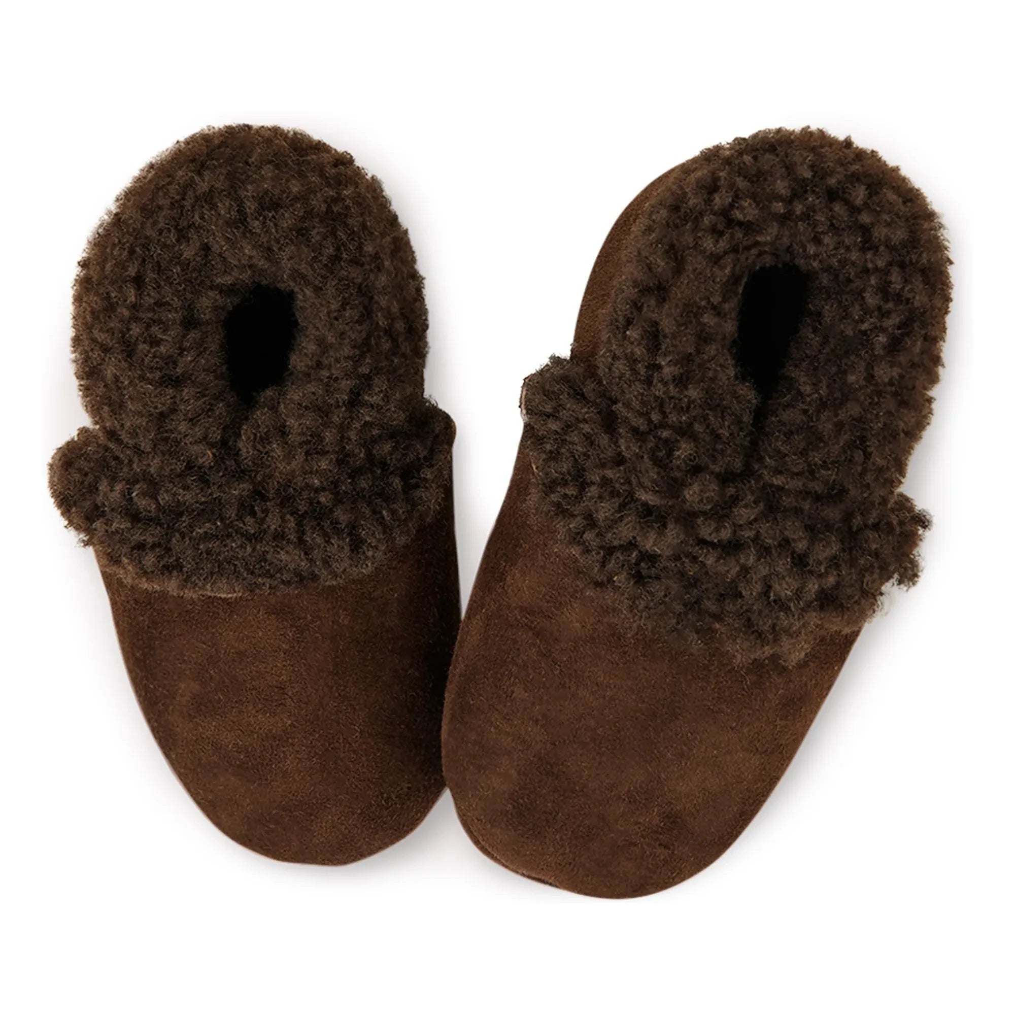 Petit Nord - Shearling Bootie Dolgulu Terlik | Chocolate