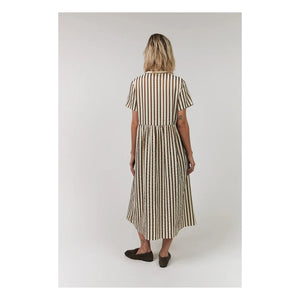 Lollys Laundry - Aliya Baumwollkleid | Mokka