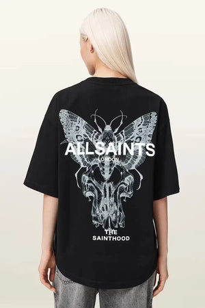 AllSaints women's cotton oversized t-shirt HALIS