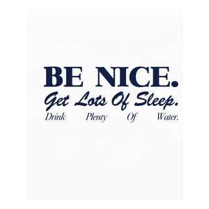 Sporty & Rich - Be Nice T-Shirt Recycelte Baumwolle | Weiß