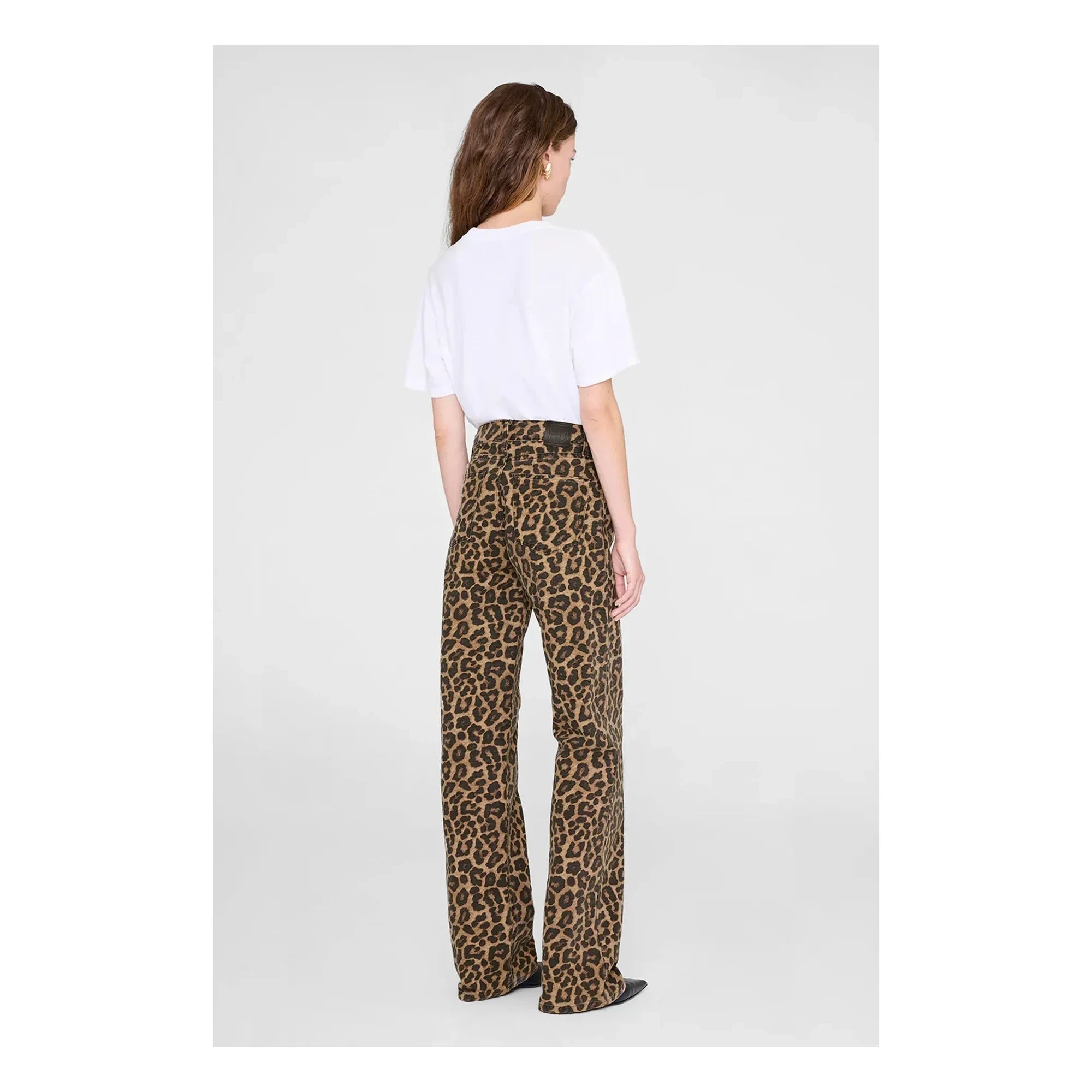 Anine Bing - Jean Hugh Leopard | Brown