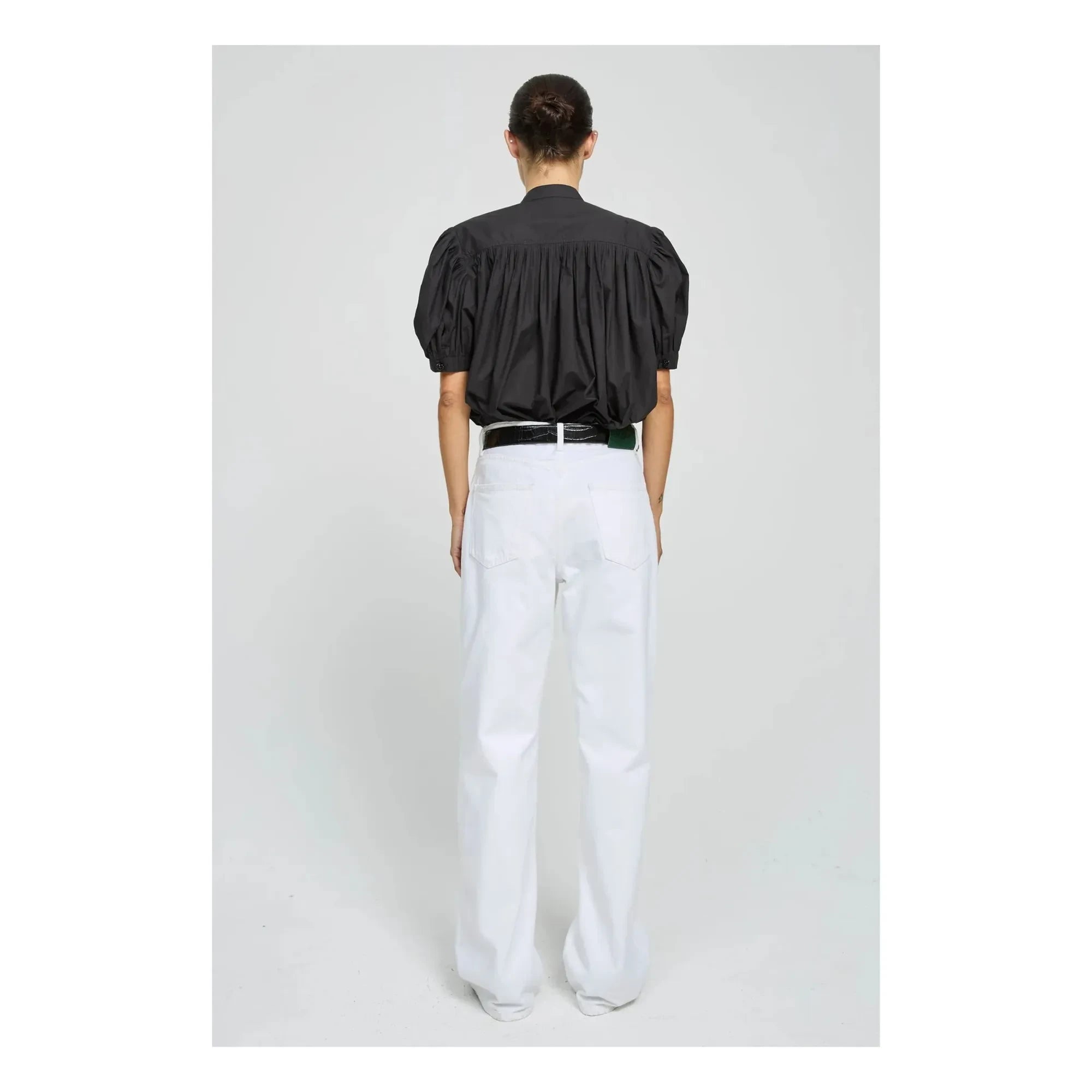 Laurence Bras - Ajmer Baumwollbluse | Schwarz
