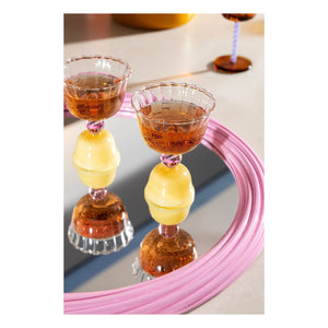 &Klevering - Tulip Glass - 2-piece Set | Yellow