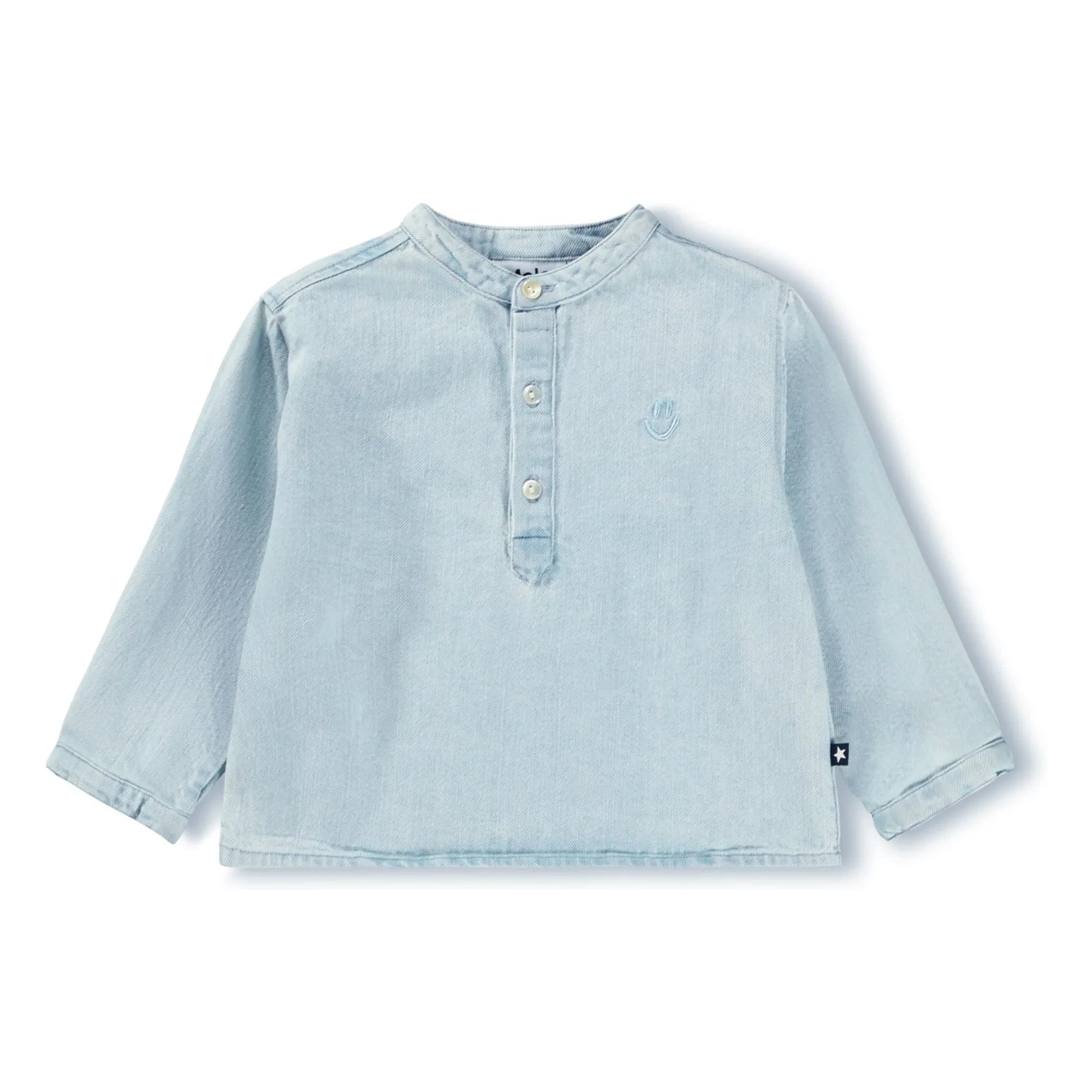 Molo - Enoz Denim Organik Pamuk Gömlek | Kot mavisi