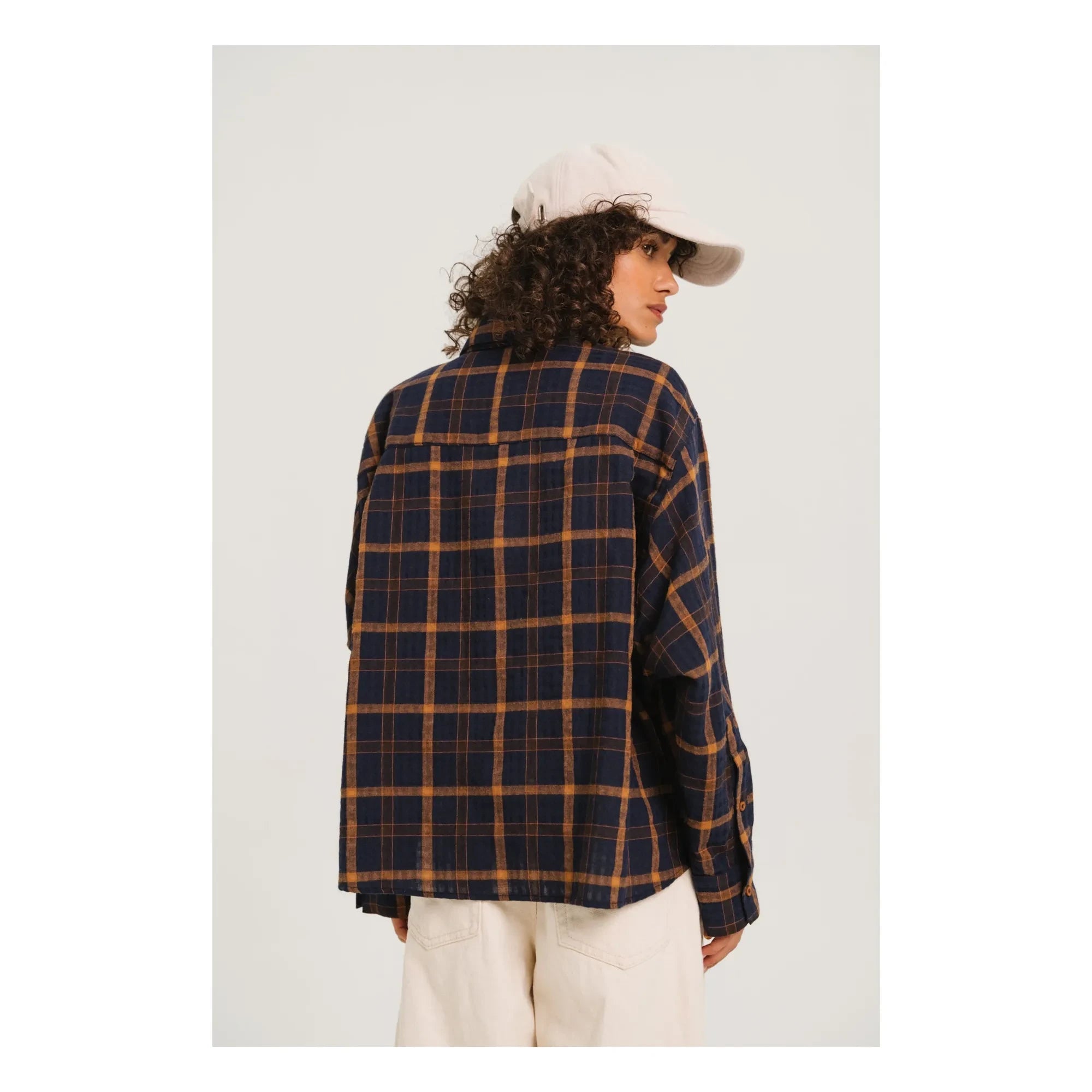 Sacrécoeur - Charlie scarf shirt | كحلي