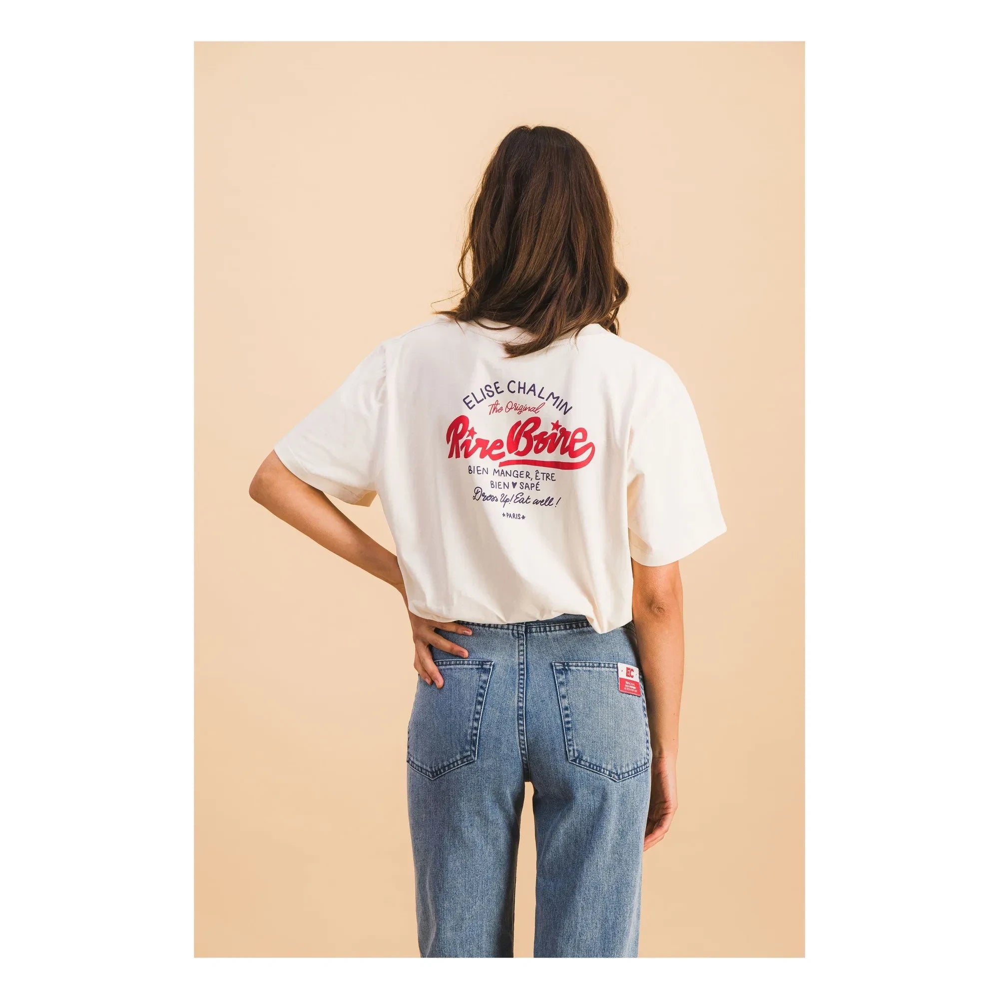 Elise Chalmin - Mario Baumwoll-T-Shirt | Weiß