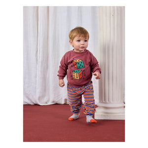 Bobo Choses - Roll The Dice Sweat Organik pamuk | Kahverengi