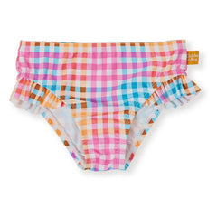Goldie + Ace - Badehose mit Karos | Rosa