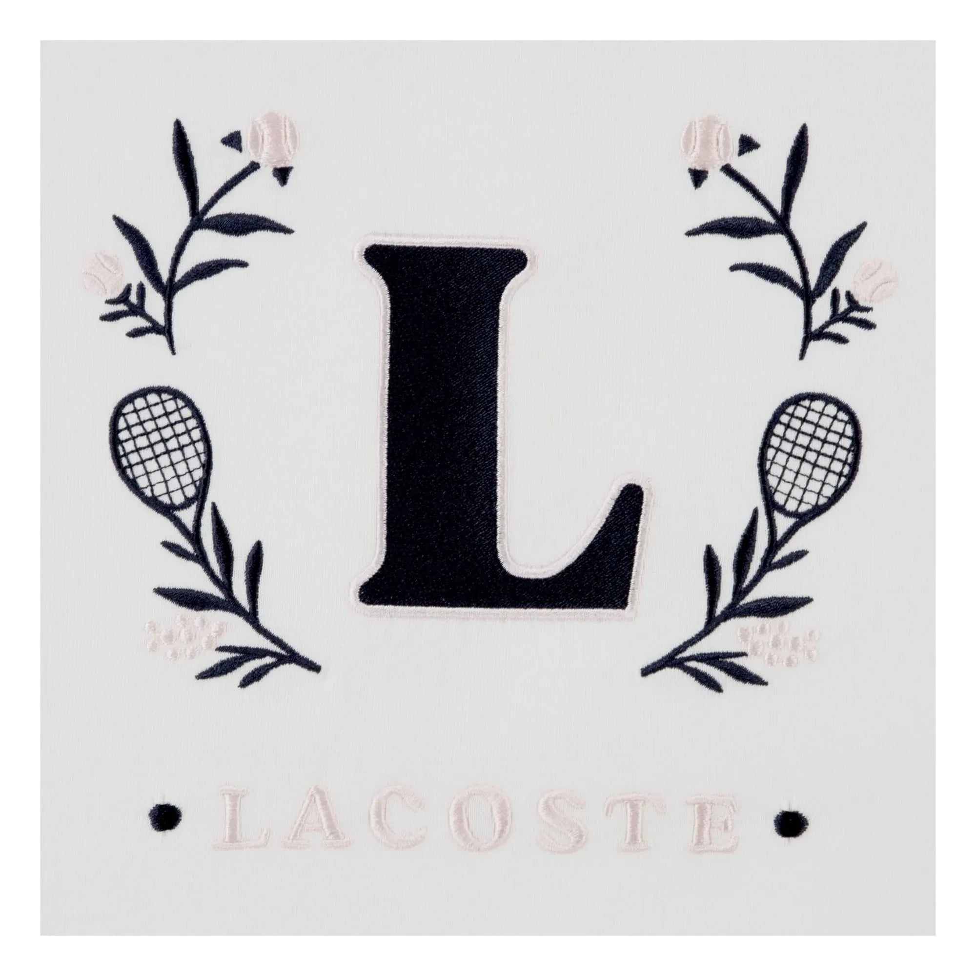 Lacoste - T-Shirt L Kontrastkragen Bio-Baumwolle | Off-White