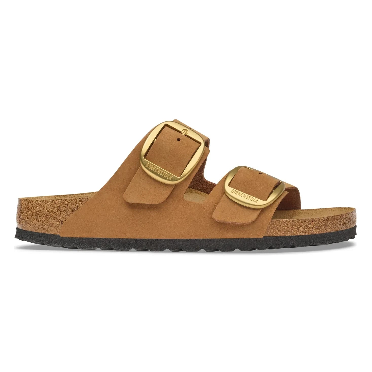 BIRKENSTOCK - Arizona Big Buckle Nubuck Sandal | Camel