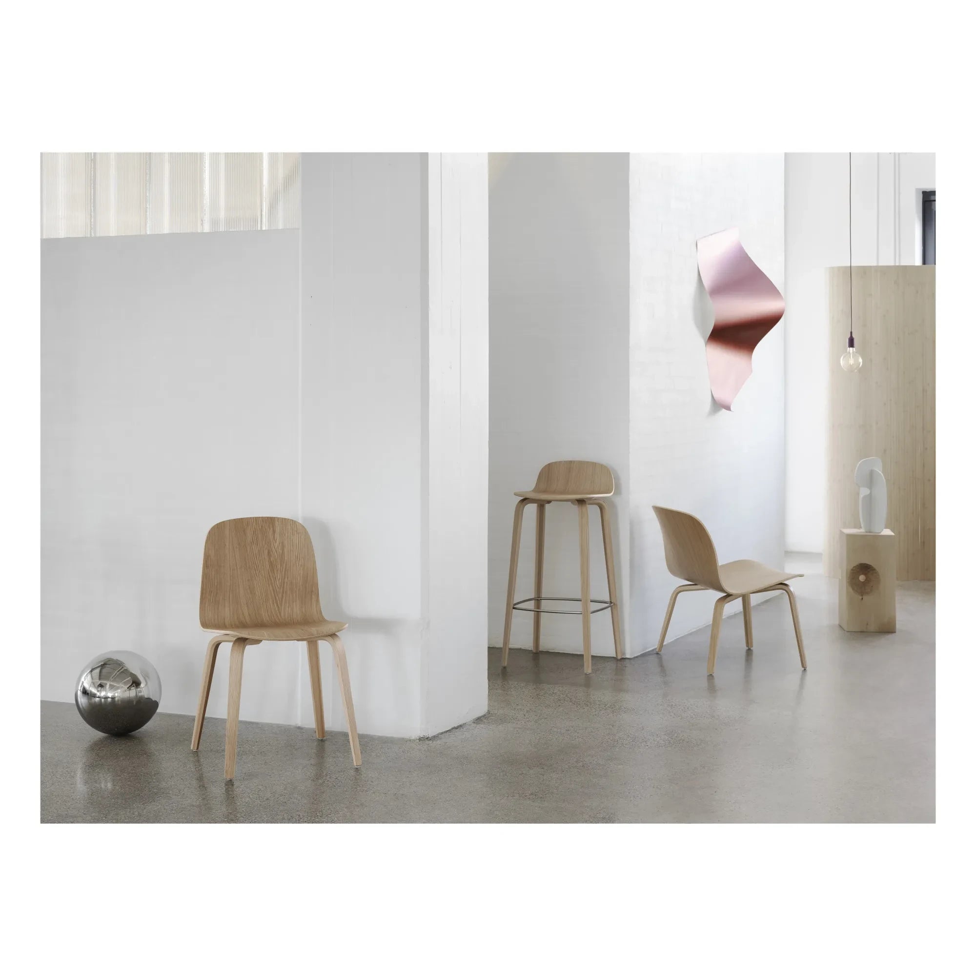 Muuto - Visu Meşe Ahşap Sandalye | Meşe