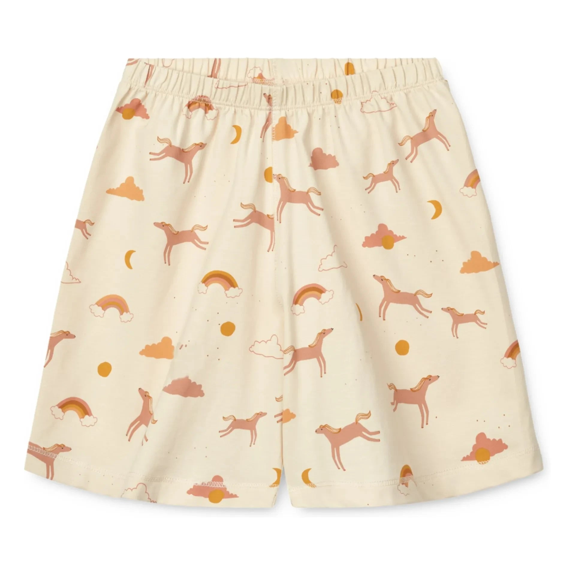 Liewood - Pyjashort Ilford Dream Organik Pamuk | Krem