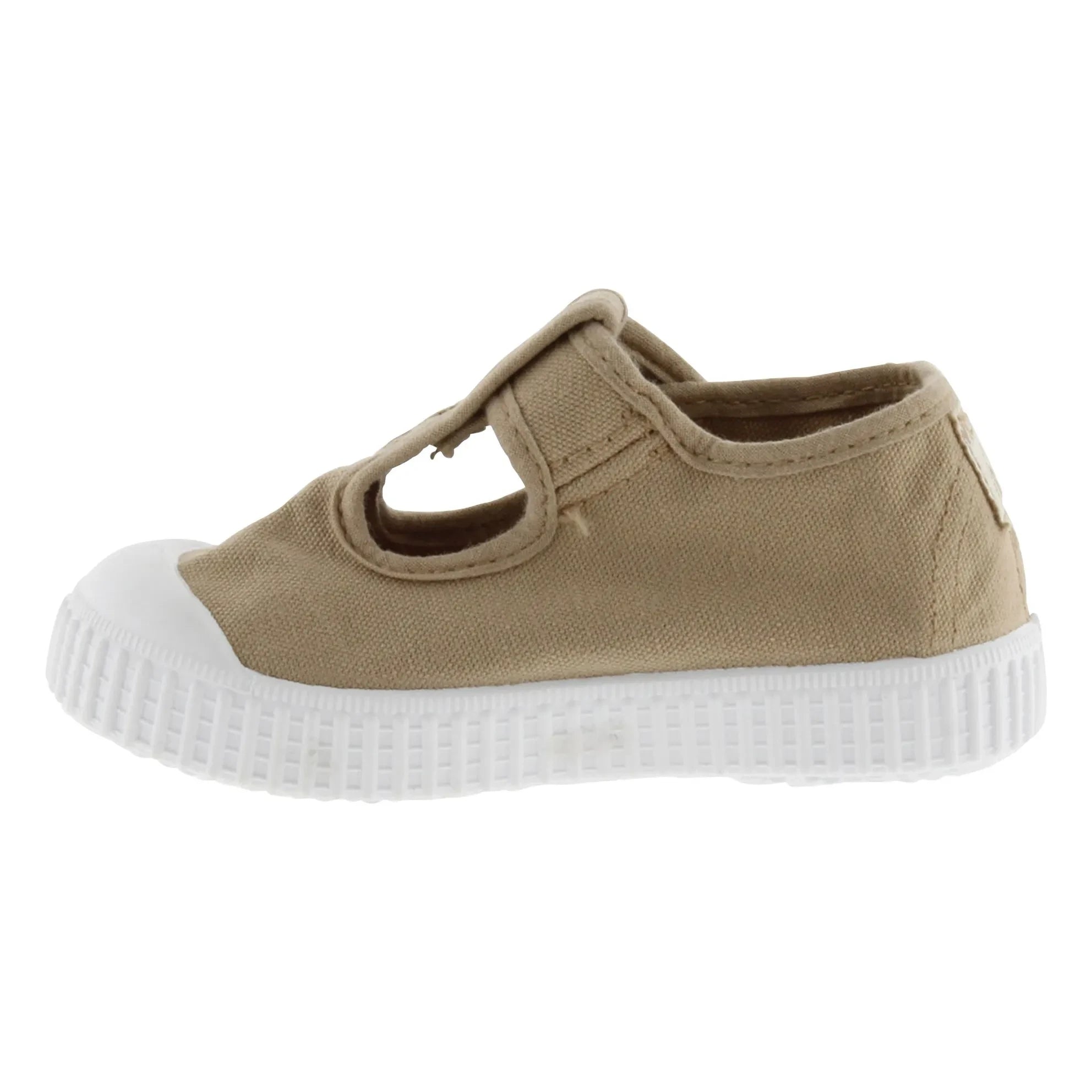 Victoria - Çizik Sneakers Sandalia Tira Lona | Camel