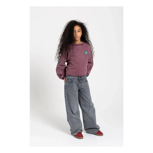 Finger in the nose - Jean Large April | Denim gri