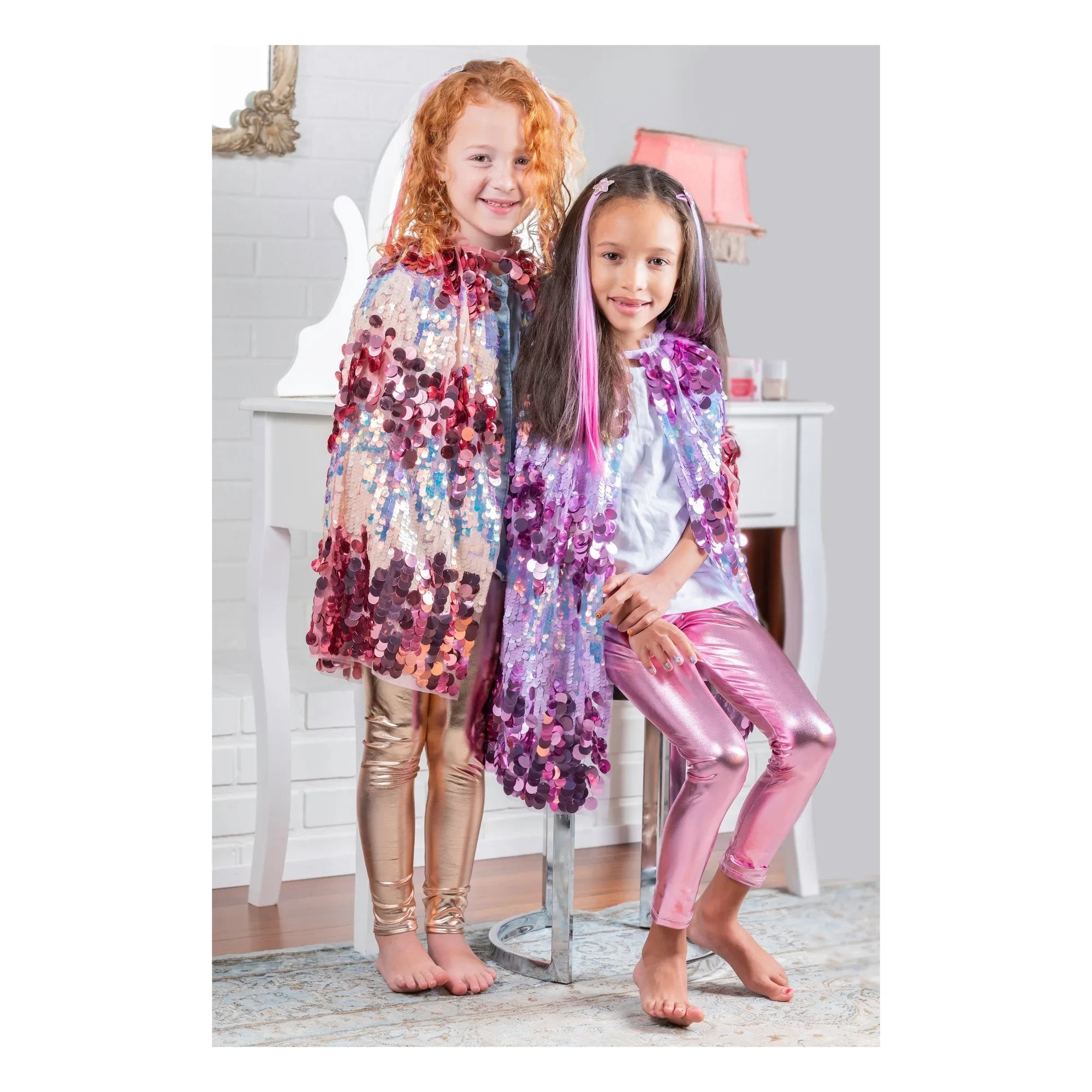 Great Pretenders - 5th Avenue payetli pelerin | Pembe