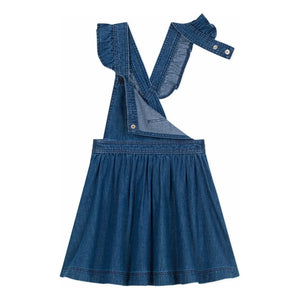 Petit Bateau - Organic Cotton Denim Overalls | Denim Blue