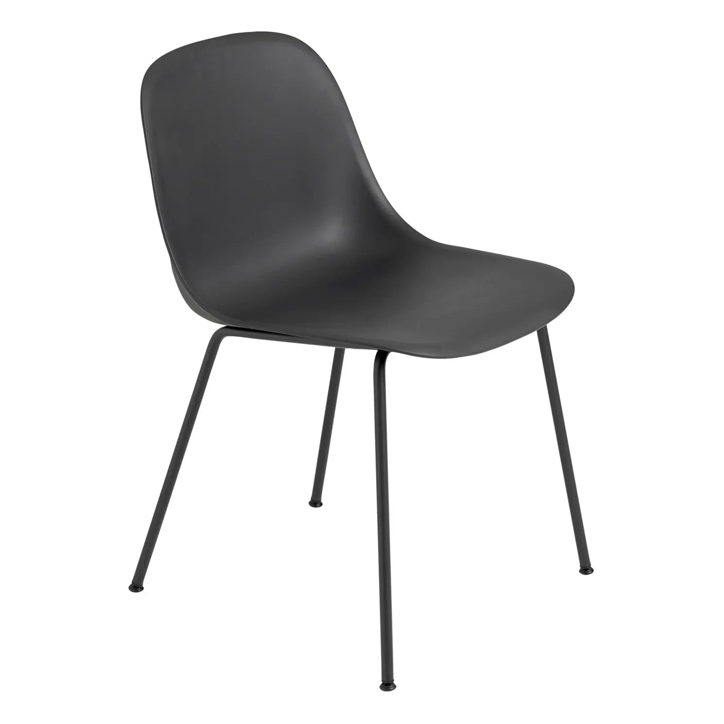 Muuto - Fiber Geri Dönüştürülmüş Plastik Sandalye | Siyah