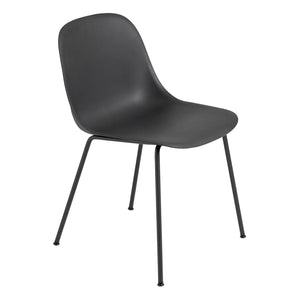 Muuto - Fiber Geri Dönüştürülmüş Plastik Sandalye | Siyah