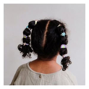 Mimi & Lula - Set of 8 Arc en Ciel and Etoile hair clips | Lilac