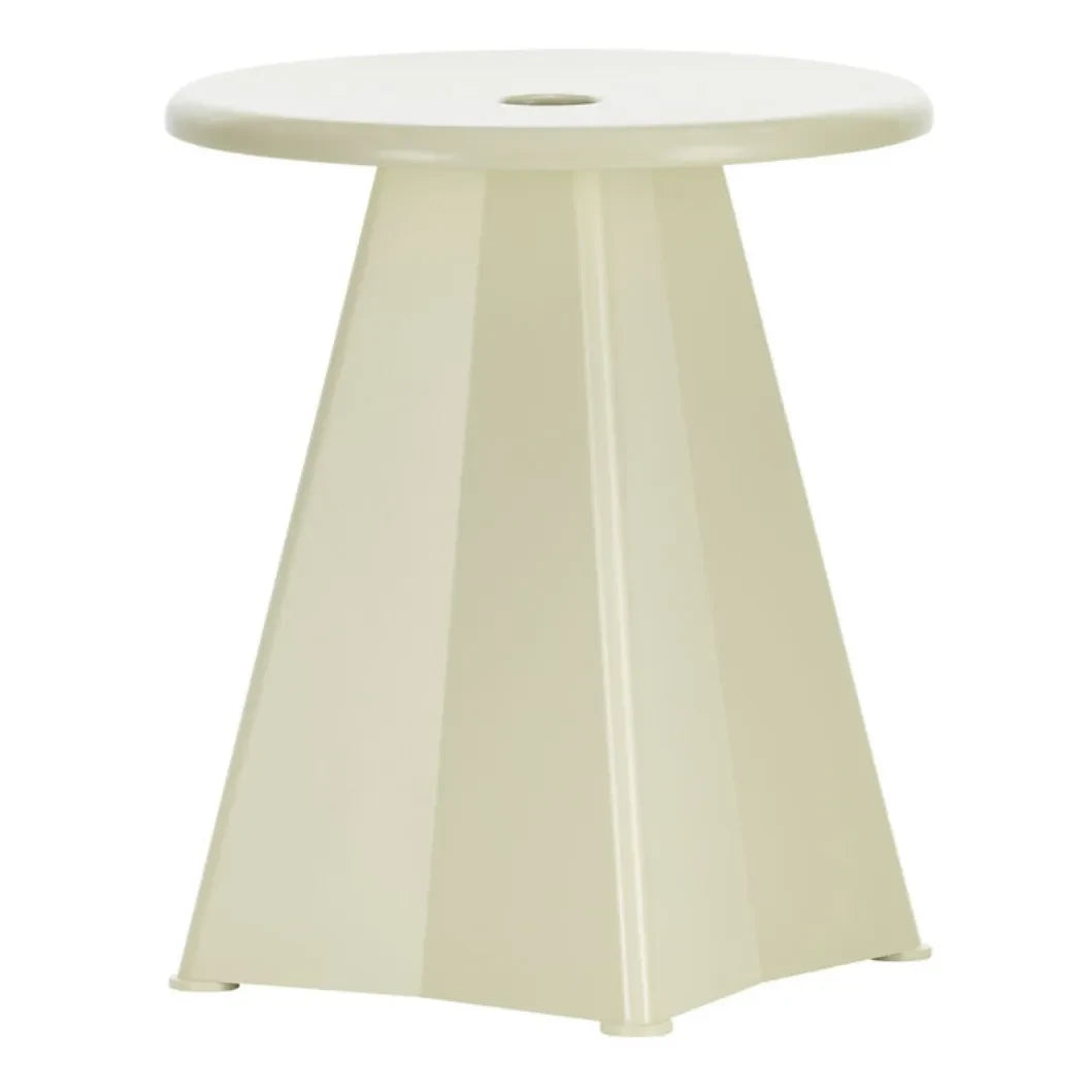 Vitra - Metallhocker - Jean Prouvé | Weiß