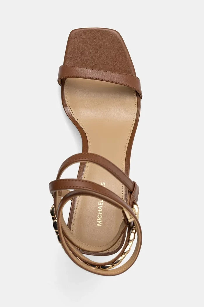 MICHAEL Michael Kors Marcia Topuklu Deri Sandalet