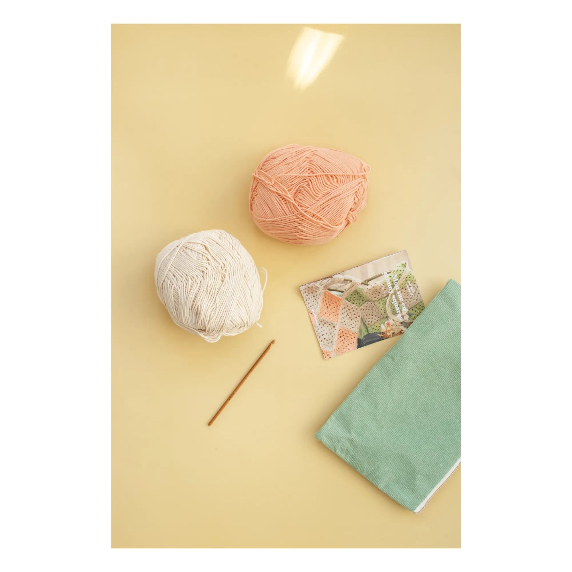 La Petite Épicerie – DIY Oma-Quadrate-Tasche | Pfirsich